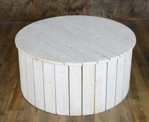 Ottoman White Pallet rental in San Antonio, TX