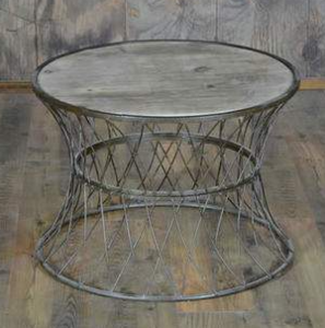 Rusted Round Side Table rental in San Antonio, TX