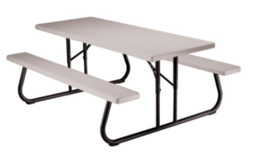 Acrylic Picnic Table rental Dallas-Ft. Worth, TX