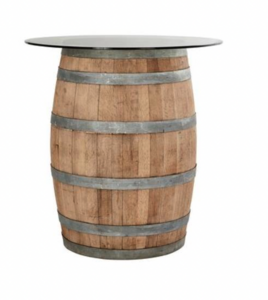 Wine Barrel with Glass Top rental Austin, TX