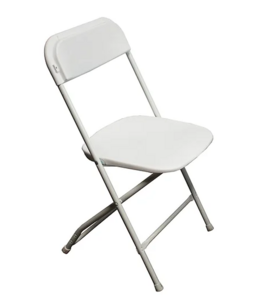White Samsonite Folding Chair rental San Francisco-Oakland-San Jose, CA