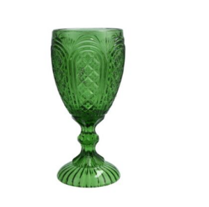 Fern Green Carousel Goblet rental Houston, TX