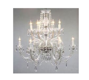 Crystal Chandelier rental San Antonio, TX