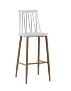 MID CENTURY WHITE BARSTOOL rental Nashville, TN
