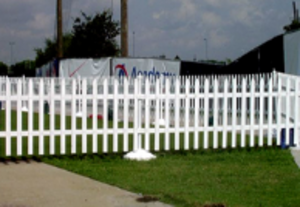 White Picket Fencing rental Houston, TX