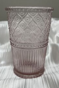 Pink Vintage Glass rental Houston, TX