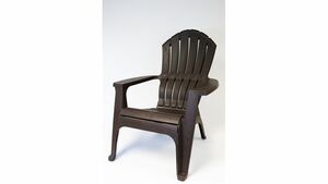 Brown Plastic Adirondack Chair rental San Francisco-Oakland-San Jose, CA