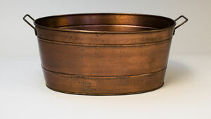 Copper Beverage Tub rental in San Francisco-Oakland-San Jose, CA
