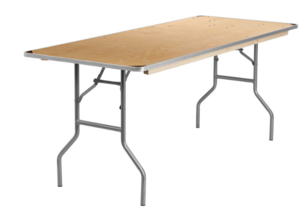 6' seminar table rental New York, NY