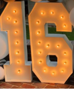 Marquee Numbers rental Houston, TX