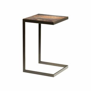 Wood and Metal Side Table rental Nashville, TN