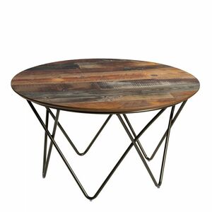 Wood and Metal Coffee Table rental Nashville, TN