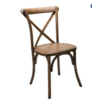 Wooden Cross Back Chair rental in Chicago, IL