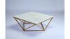 Lindy Gold Modern Coffee Table rental in Austin, TX