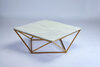 Lindy Gold Modern Coffee Table rental in Austin, TX