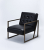 Black and Gold Modern Chair rental in Austin, TX