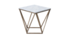 Lindy Gold Modern Side Table (Placement Included) rental in Austin, TX