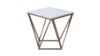 Lindy Gold Modern Side Table (Placement Included) rental in Austin, TX