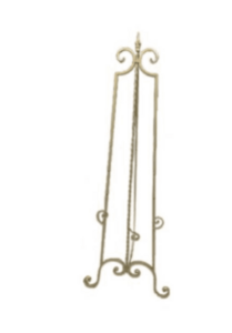 6′ Gold Easel rental Austin, TX