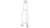 6' Gold Easel rental in Austin, TX