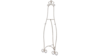 6' Gold Easel rental in Austin, TX