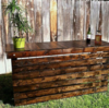 Rustic wooden bar 5ft rental in San Diego, CA