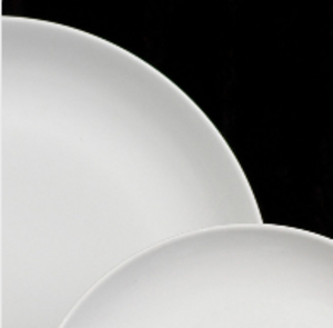 Coupe White China Salad/Dessert Plate - 7.5 rental Houston, TX