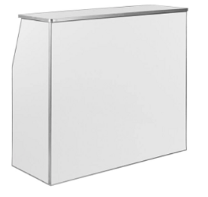White Folding Bar 4ft rental Los Angeles, CA