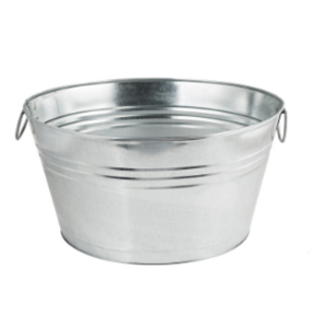 Steel Galvanized Round Tub 9 Gallons rental Los Angeles, CA