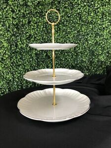 White China Dessert Stand rental Houston, TX