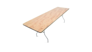 8' x 30" Banquet Table rental Greater Northern Michigan