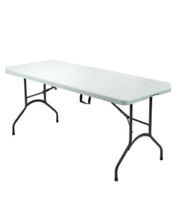 6' x 30" Fold-In-Half Table rental in Los Angeles, CA