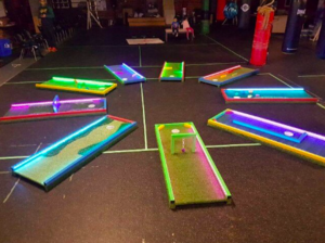 9 Hole Portable LED Mini Golf rental Chicago, IL