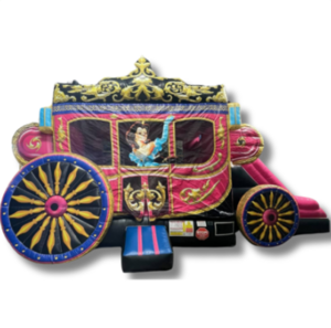 Princess Carriage Combo Bounce House rental Nashville, TN