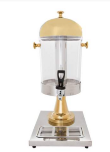 Beverage Dispenser 2.2 gal Acrylic Gold rental Chicago, IL