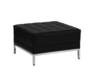Jaxon Black Leather Ottoman rental in Atlanta, GA