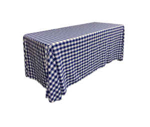 Checkered Polyester Linens rental Philadelphia, PA
