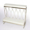 Wide Silver Kneeling Bench rental in Philadelphia, PA