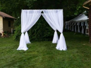 Sheer Wedding Arbor/Chuppah With Top Rental rental Philadelphia, PA