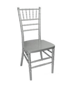 Silver Chiavari Chair with Pad rental Denver, CO