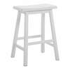 White Saddle Barstool rental in Atlanta, GA