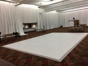 White High Gloss Dance Floor rental Denver, CO
