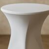 Spandex linen for 6' rectangle banquet  table rental in Philadelphia, PA
