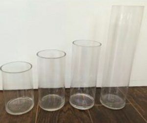 Cylinder Glass Vase rental Denver, CO