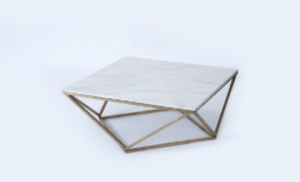 Lindy Gold Modern Coffee Table rental Phoenix, AZ