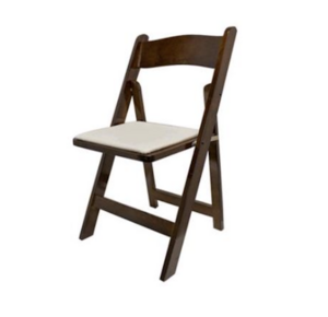 Fruitwood Folding Chair rental Denver, CO