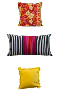 Multi-colored throw pillows rental Denver, CO