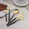 Black & Gold Flatware rental in Denver, CO