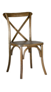 Oakwood Crossback Chair rental Phoenix, AZ