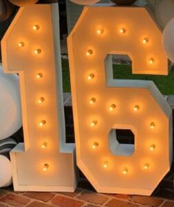 Giant Lighted Marquee Letters rental Denver, CO